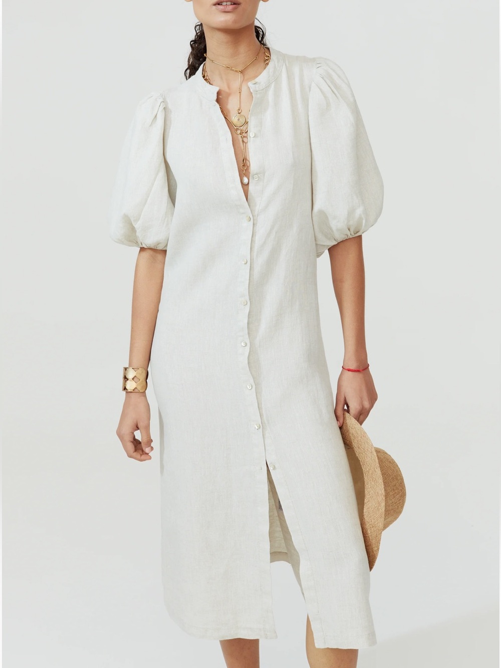 Lanhtropy Bubble Linen Dress in Size Small